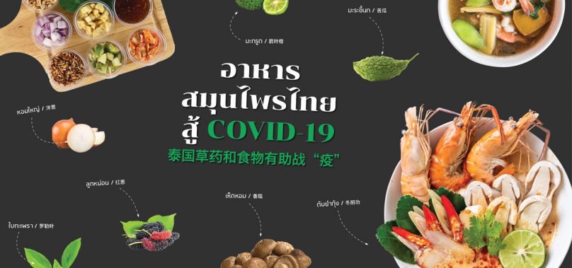 เปิดเมนูอาหารต้าน COVID-19 แนะนำโดยแพทย์แผนไทย